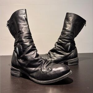 Carol Christian Poell Black Prosthetic Boots – Insole 29cm (Approx. US 12)